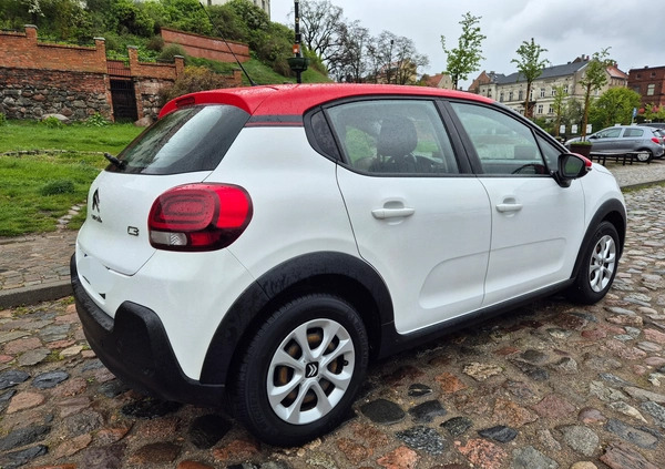 Citroen C3 cena 39500 przebieg: 64400, rok produkcji 2017 z Grudziądz małe 254